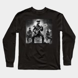 Heavy Metal Rooster Rockers Long Sleeve T-Shirt